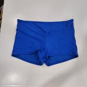 NWOT Ladies Sunsets Brand Boy Shorts Swimwear Bottom, Royal Blue Size 16